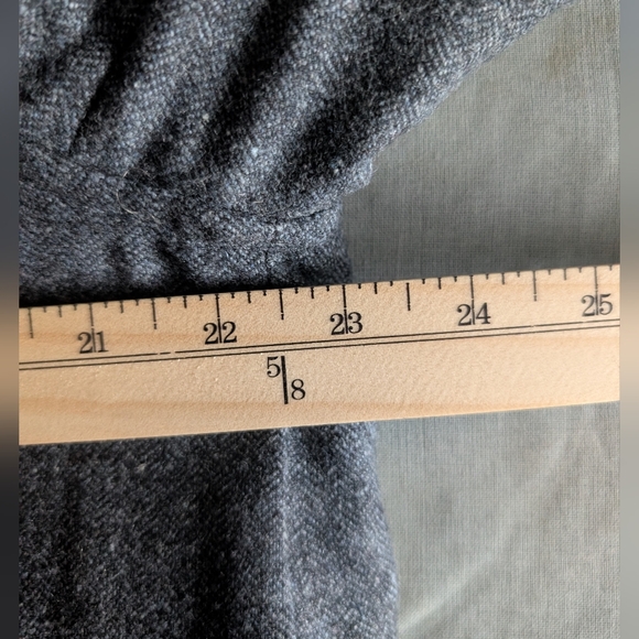 Bonobos Herringbone Charcoal Italian Wool Expedition Parka Medium - Picture 10 of 11